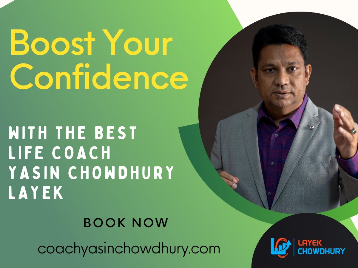 CoachLayek's tweet image. 🔸Best Life Coach Near You – Find Your Path with Yasin Chowdhury Layek🔹

✨ Start believing in yourself and take control of your future. Change doesn’t have to be hard – the first step is reaching out!

📞 Book a free call today and see how we can help.

#lifecoaching