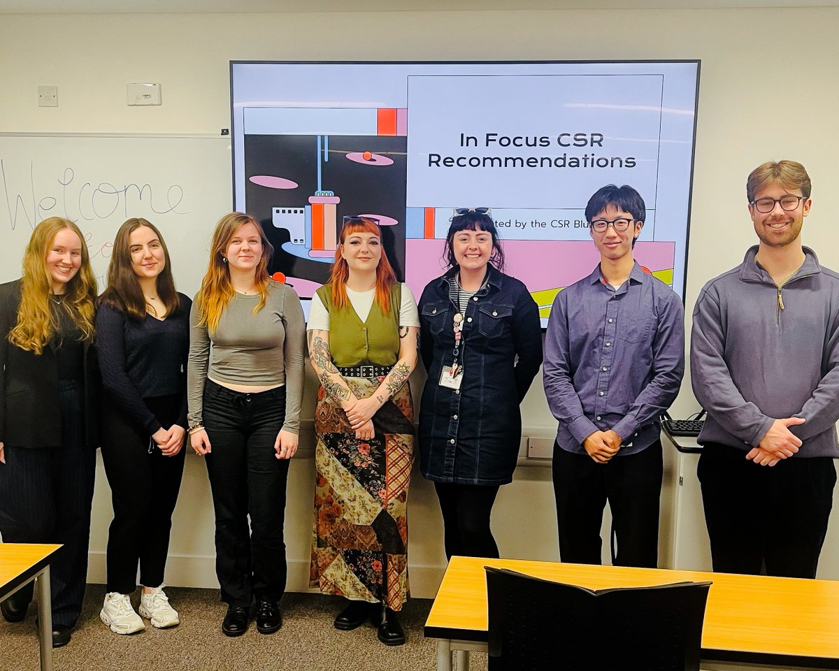 Yesterday, Dev and Faye visited the <a href="/UniSouthampton/">University of Southampton</a> to meet students from a student innovation project. Their CSR research led to insightful recommendations for In Focus. 💡 Huge thanks to both teams for their hard work, reports, and valuable insights! 👏