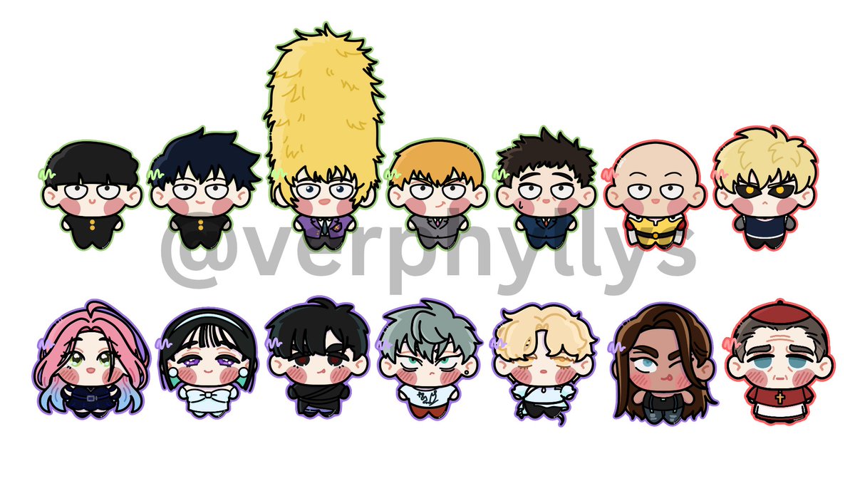 verphyllys's tweet image. my haribo gummies lineup for cfxx so far!!

currently working on more cardinals, hope i can finish them all😔🙏

#mp100 #opm #alnst #conclave