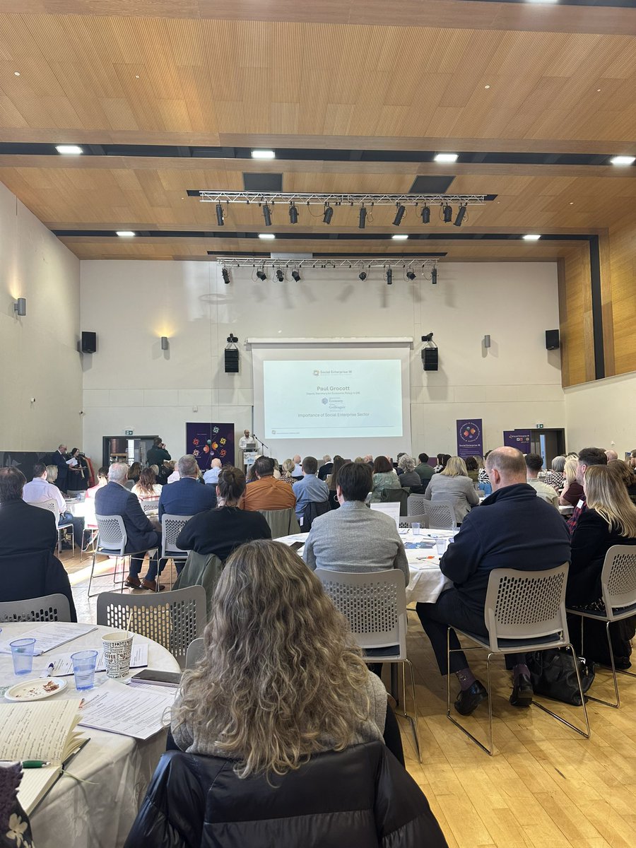 Annual Social Value Conference kicks off! 

The importance of the Social Enterprise Sector highlighted by Paul Grocott Deputy Secretary for Economic Policy in <a href="/Economy_NI/">Economy NI</a> <a href="/socentni/">Social Enterprise NI</a> 

#socialenterprise #socialvalue