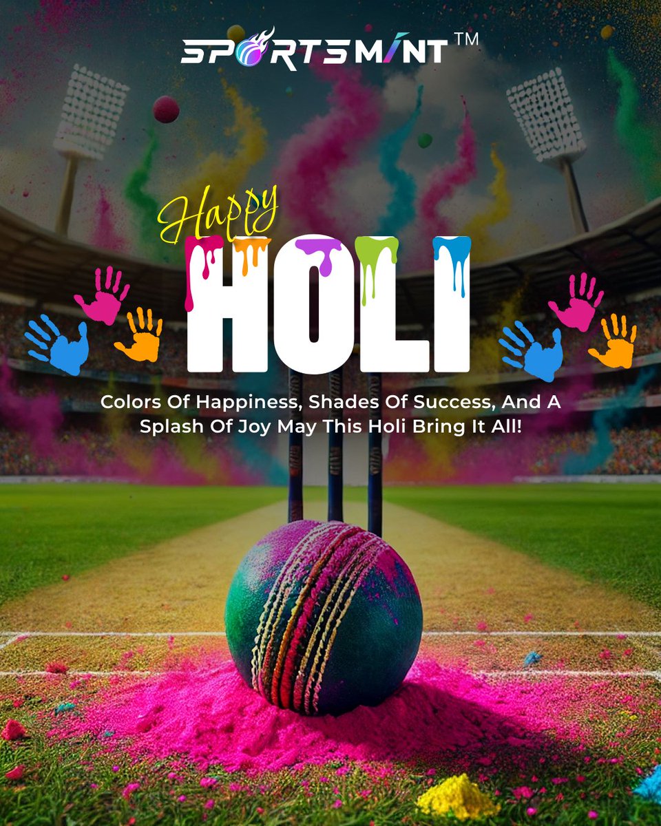 sportsmint_'s tweet photo. Celebrate the festival of colors with excitement & victory! π
Join the action on SportsMint & make this Holi even more rewarding!
#HappyHoli #Crypto #SportsMint https://t.co/qj5qbDxFqa