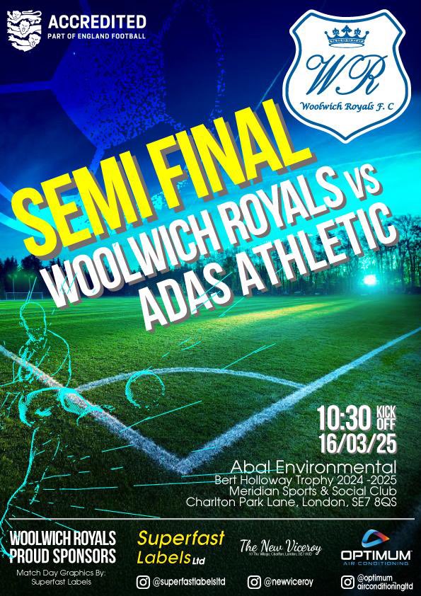 Woolwich Royals F.C. (@woolwichroyals) on Twitter photo 