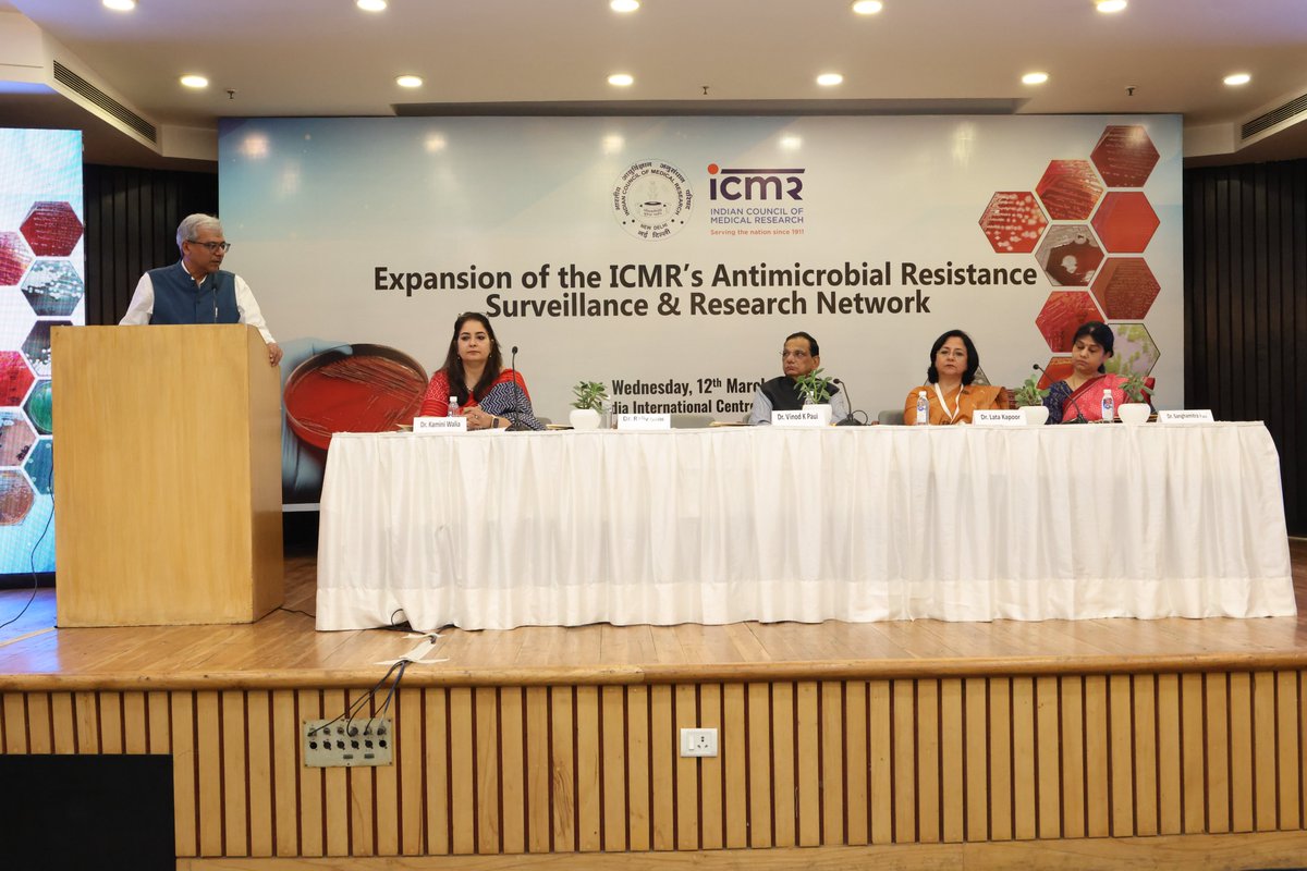 Secretary, <a href="/DeptHealthRes/">Department of Health Research, MoHFW</a>  &amp; DG, ICMR emphasized the need for generating high-quality, reliable AST data to  guide evidence-based interventions for all levels of health care.