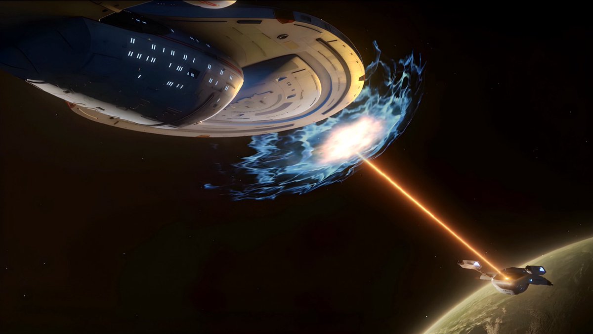 startrek_ships's tweet image. The USS Equinox strikes back with a direct hit from her aft phaser array.  

This epic battle looks fantastic in HD ❝My VFX - Star Trek Voyager - Chasing the U.S.S. Equinox (V2)❞

binged.it/4kE7aHI

#NovaClass #IntrepidClass