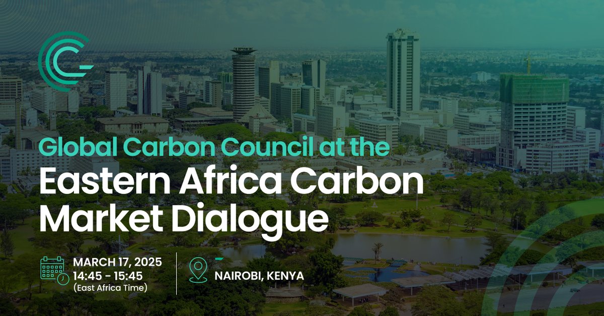 📢GCC at the Eastern Africa Carbon Market Dialogue

🗓️ March 17, 2025
🕑14:45 – 15:45 (East Africa Time)
📍 Radisson Blu Hotel, Nairobi, Kenya
📌 Session Highlight: An Overview of the VCM in Eastern Africa and Its New Face Under Article 6

🔗Find out more: easternafricaalliance.org