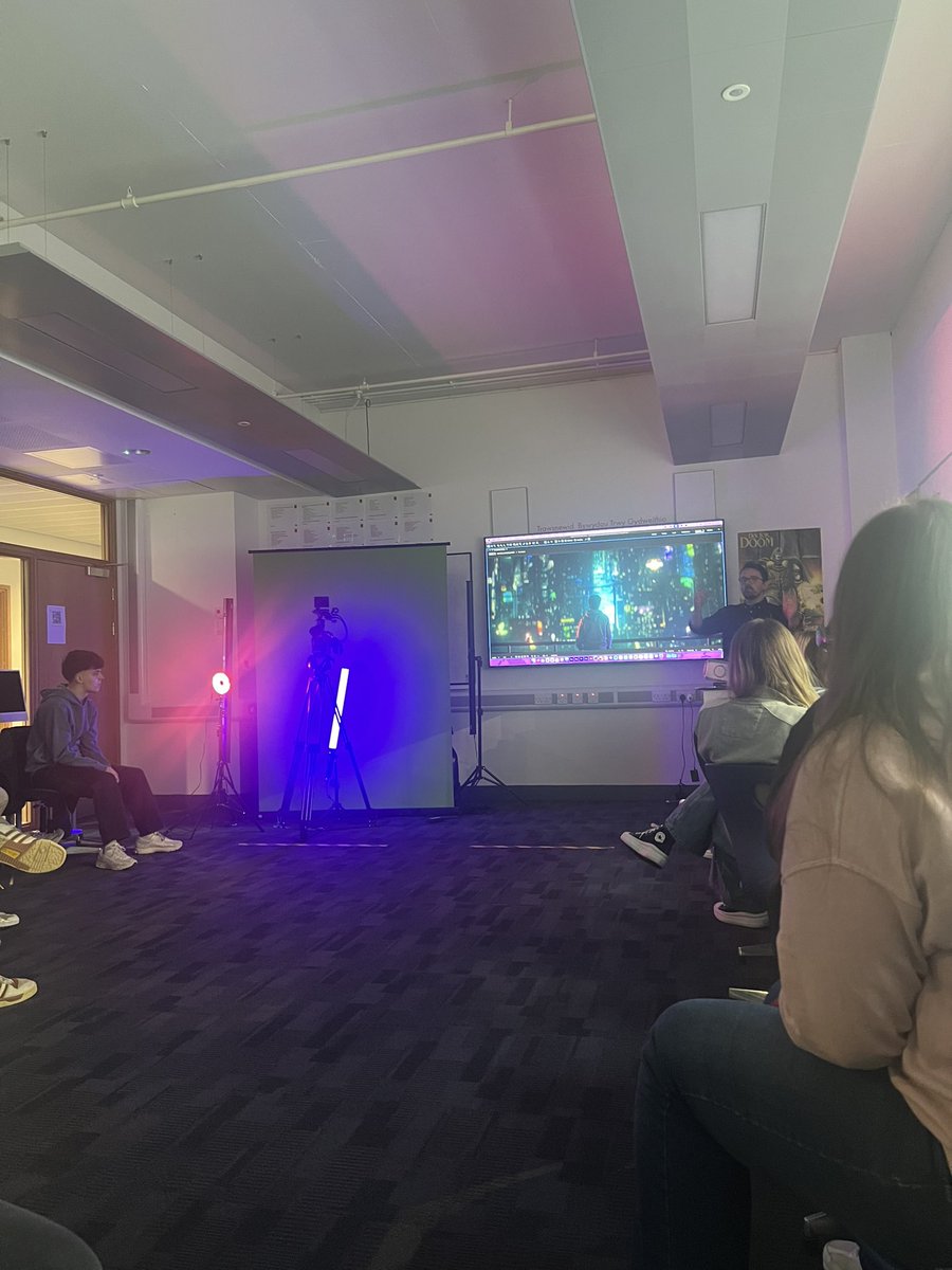 TCMT_Digital's tweet image. Lights, camera, action! 🎥 

A big thank you to @vfxmotionusw for yesterday’s Visual Effects workshop! 
It was a fantastic opportunity for our learners to get involved and have a hands on experience in visual effects ahead of their major projects!