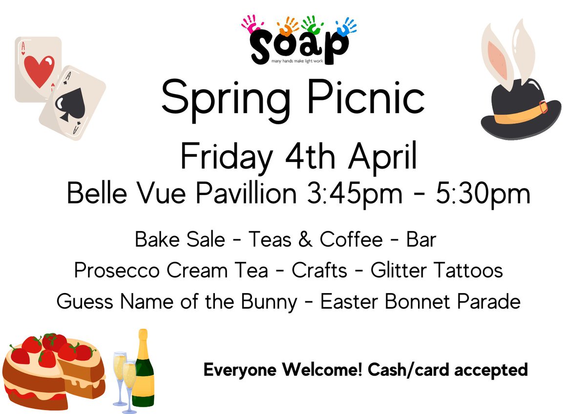 Our Spring Picnic is back! Save the date and help us raise funds for <a href="/AlbertPrimary/">Albert Primary</a> 🐰🌻💐