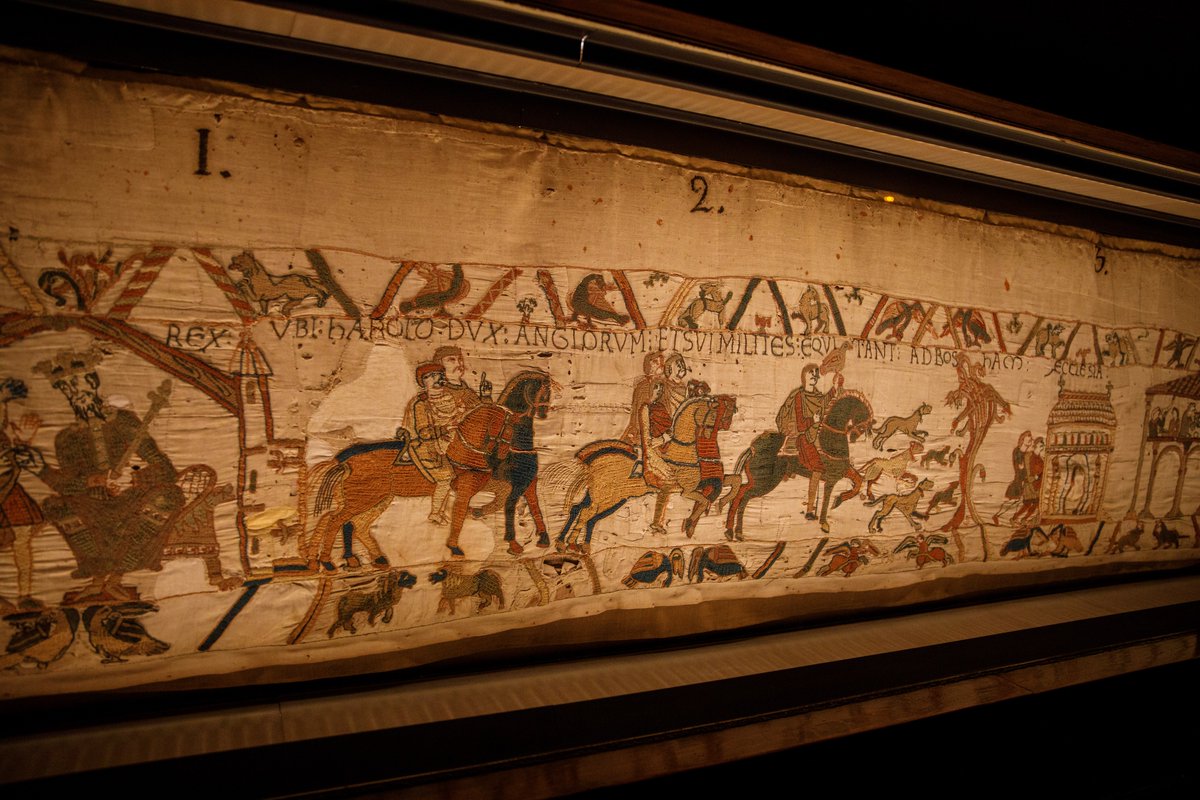 Une nouvelle page pour la #Tapisserie de #Bayeux ! 📜🤩

Pour le millénaire de #GuillaumeLeConquérant en 2027, une tapisserie monumentale de la scène manquante sera réalisée par l’Atelier Guillot Aubusson.
RDV en 2027 pour découvrir cette œuvre unique ! ➡️normandie.fr/2027-millenair…