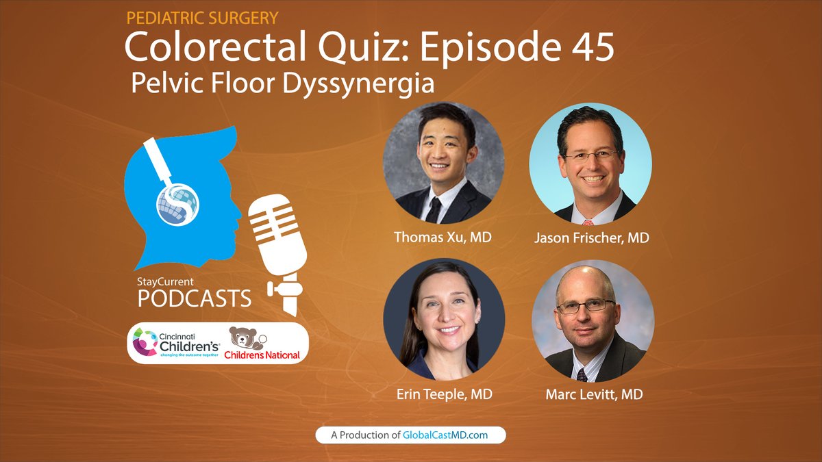 StayCurrentMD (@staycurrentmd) on Twitter photo 📢📢 New #ColorectalQuiz! <a href="/ErinTeeple/">Erin Teeple</a> joins <a href="/MarcLevittMD/">Marc Levitt</a> and <a href="/JasonFrischerMD/">Jason Frischer, MD</a> to discuss #Pelvic #Floor #Dyssynergia.
Check out the full episode: app.pulse.ly/l39tsqukqc
#pediatriccolorectalsurgery #PelvicFlorrDyssynergia 📢📢 New #ColorectalQuiz! <a href="/ErinTeeple/">Erin Teeple</a> joins <a href="/MarcLevittMD/">Marc Levitt</a> and <a href="/JasonFrischerMD/">Jason Frischer, MD</a> to discuss #Pelvic #Floor #Dyssynergia.
Check out the full episode: app.pulse.ly/l39tsqukqc
#pediatriccolorectalsurgery #PelvicFlorrDyssynergia