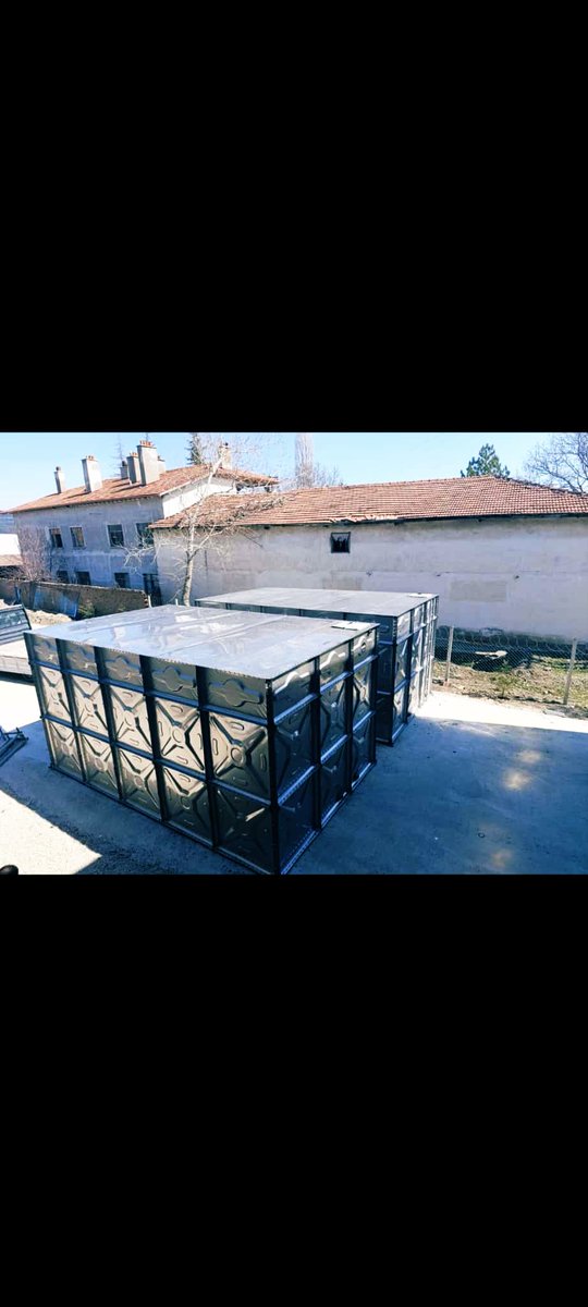 DoguDepo's tweet photo. 📍ÇORUM

🏭hb plus metal 

📌2 adet 48 m³ 

💦Modüler paslanmaz çelik 💦

💦 304 kalite Su Deposu 🚰💦

#sağlıklısu #kromsudeposu #sudepolama #Belediye #mühendis #inşaat #KamuMuehendisleri #watertank #toki #DOĞUDEPO #MekatekPlastik #Yargımakina #ELAZIĞ https://t.co/qzaDDLqYpM