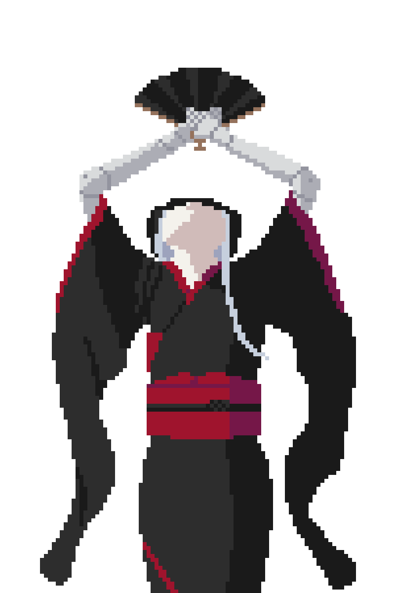 「傀儡の手扇#或世界美術展 #pixelart 」|zin | 5/6 SLOTS OPENのイラスト
