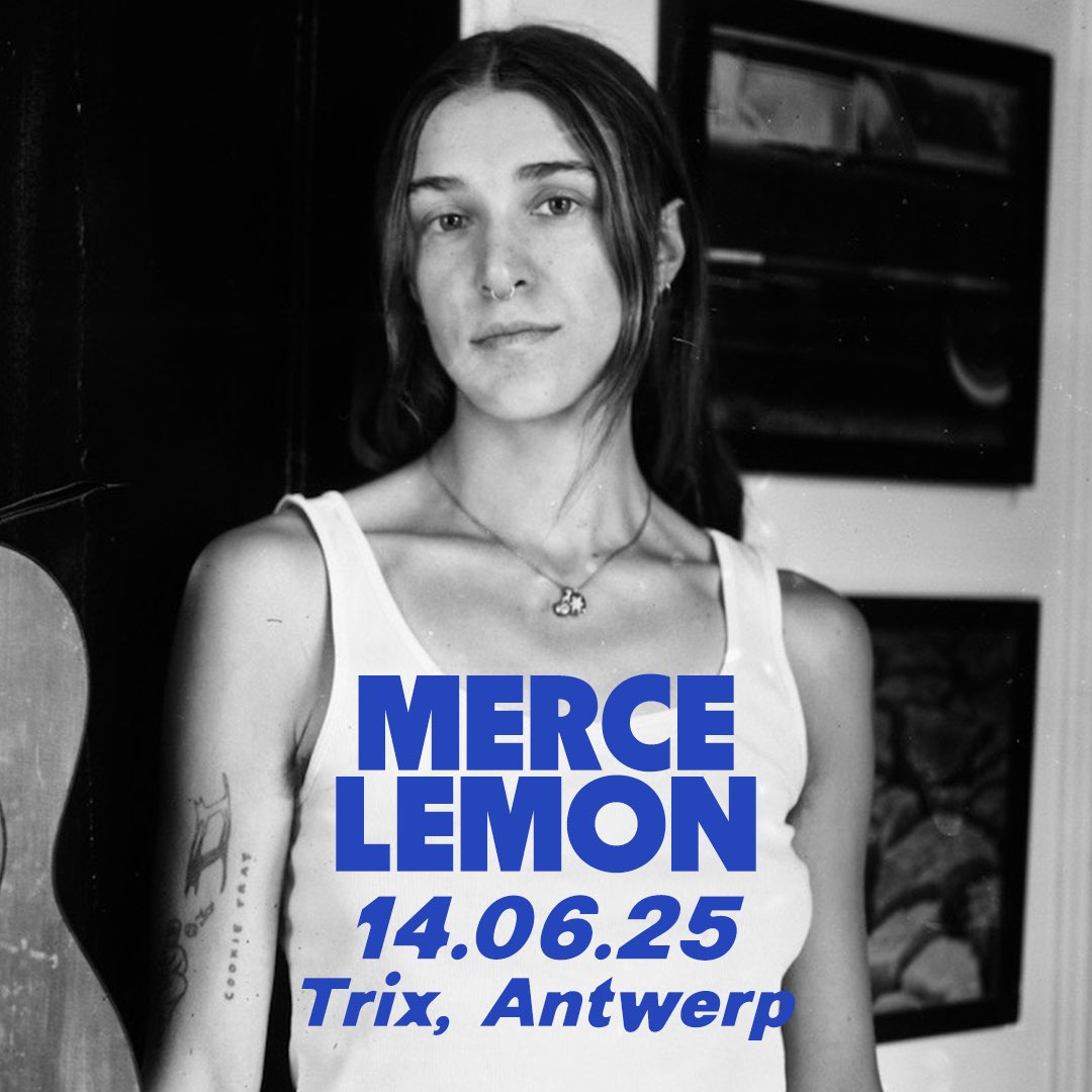 NIEUW - Merce Lemon's muziek voelt als een openhartig gesprek, verpakt in meeslepende melodieën. Na een pauze keert ze terug met 'Watch Me Drive Them Dogs Wild', een album vol eerlijkheid, melancholie en ongepolijste schoonheid. 

/ TICKETS te koop via tinyurl.com/MerceLemon-Trix