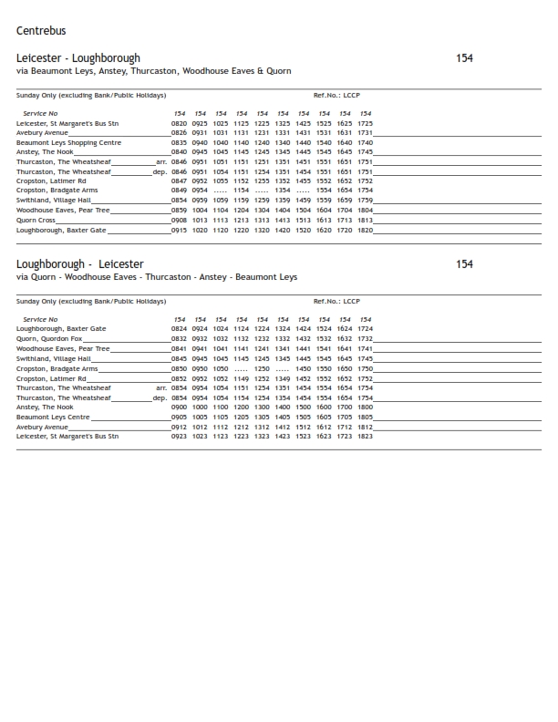 tncparish's tweet photo. Centrebus 154 new Sunday bus service from 23rd March 2025 timetable https://t.co/rSn9w3xhx6