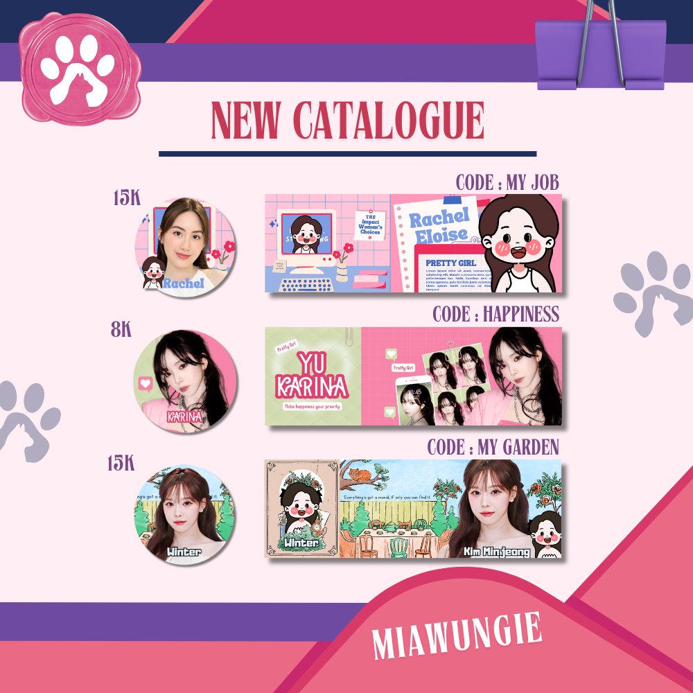miawungie's tweet image. ⠀                            GIVEAWAY
                                 HELP RT

Hi, aku mau ngenalin katalog baruku sekalian adain giveaway. Mari ikutan kak, diambil 3 pemenang.

Syarat
- Follow @miawungie
- RT tweet ini &amp;amp; Tag teman kalian

#zonauang #zonajajan #ZonaBA