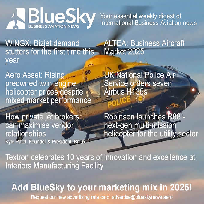 BlueSky News (@blueskybizav) on Twitter photo Top Stories in Today's BlueSky. Read them now at: blueskynews.aero or on the Google News App: news.google.com/publications/C…
<a href="/wingxbizav/">WINGX</a> <a href="/aeroasset/">aeroasset</a> <a href="/Airbus/">Airbus</a> <a href="/TextronAviation/">Textron Aviation</a> <a href="/BitluxKyle/">Kyle Patel</a> Top Stories in Today's BlueSky. Read them now at: blueskynews.aero or on the Google News App: news.google.com/publications/C…
<a href="/wingxbizav/">WINGX</a> <a href="/aeroasset/">aeroasset</a> <a href="/Airbus/">Airbus</a> <a href="/TextronAviation/">Textron Aviation</a> <a href="/BitluxKyle/">Kyle Patel</a>
