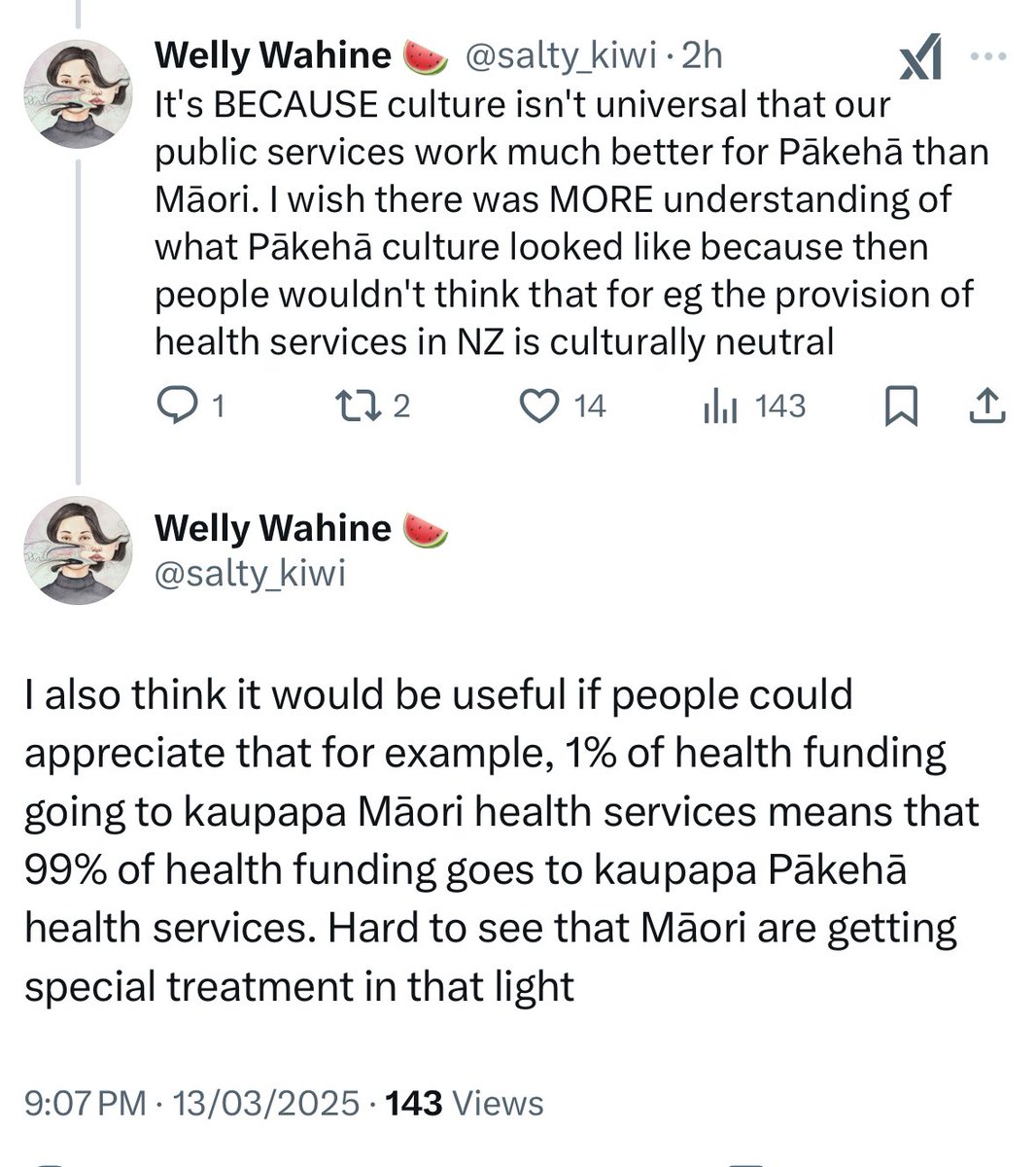 Here's my thread on Pākehā culture. I think it's important that we recognise Pākehā culture exists and is the basis for almost everything our government does. Only then can we realise how privileged Pākehā culture is &amp; what a tiny % of resource goes to kaupapa Māori services
