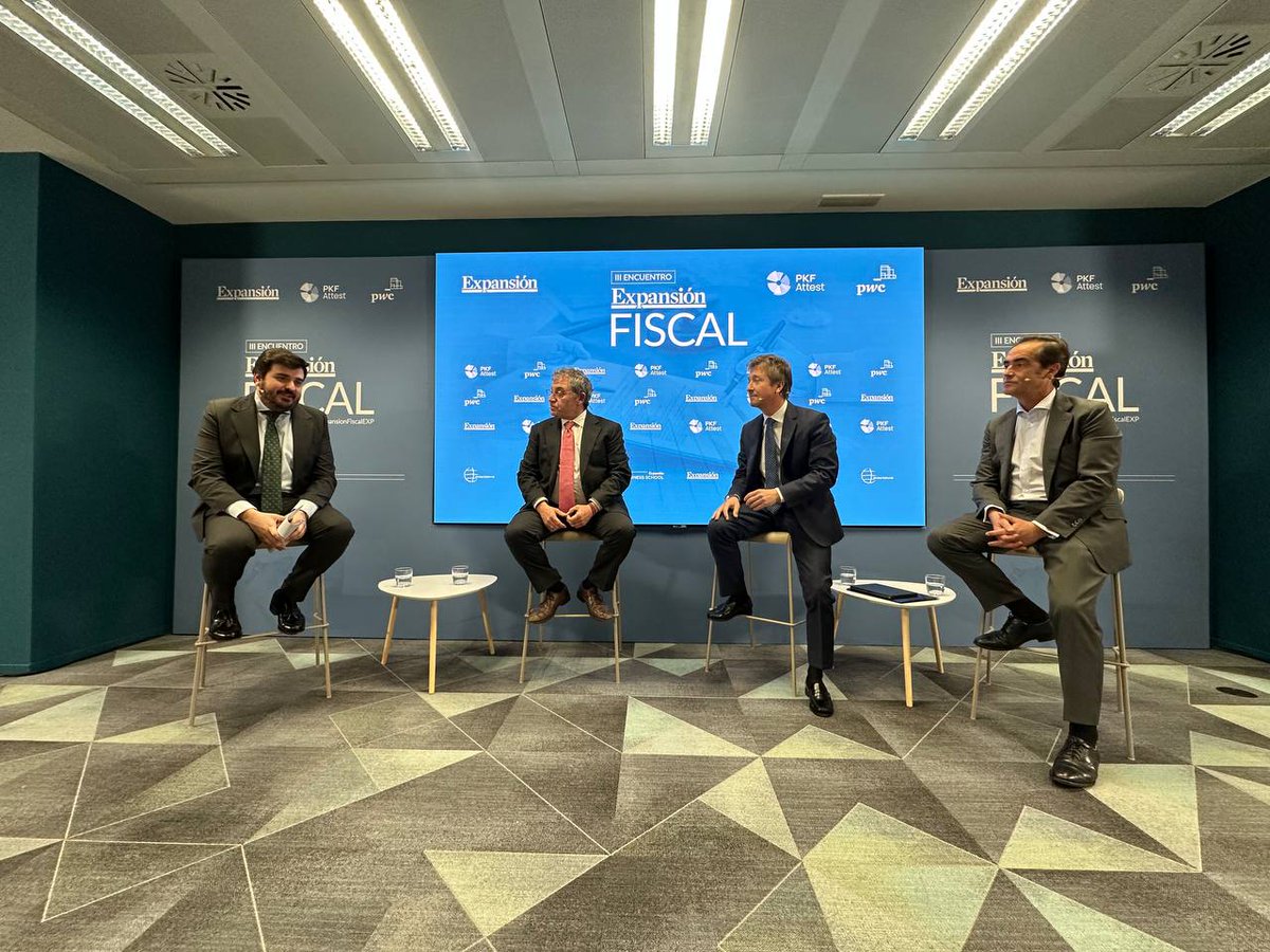 <a href="/expansioncom/">expansioncom</a> <a href="/Haciendagob/">Ministerio de Hacienda</a> <a href="/EconomistasOrg/">Consejo General de Economistas</a> <a href="/PwC_Spain/">PwC España</a> <a href="/FCC_Group/">FCC</a> <a href="/RiuHoteles/">RIU Hotels & Resorts</a> <a href="/BBVA_espana/">BBVA en España</a> <a href="/aena/">Aena</a> <a href="/Repsol/">repsol</a> <a href="/AEDAF/">AEDAF</a> Mesa3⃣Sostenibilidad y Fiscalidad Verde

🗣️Baltasar Gomez (@NATURGY), Carlos Lázaro (<a href="/BancoSabadell/">Banco Sabadell</a>) y Luis Leis (<a href="/IEuniversity/">IE University</a>)

🤝Modera Ignacio Faes (<a href="/expansioncom/">expansioncom</a>)