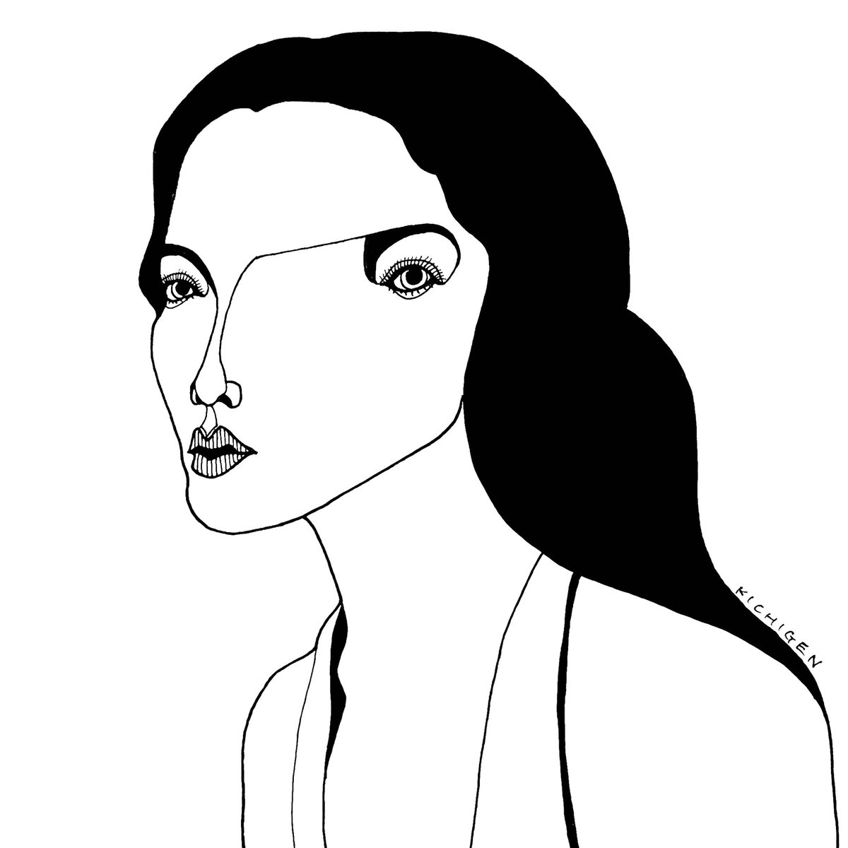 KICHIGEN_com's tweet photo. #art #芸術 #fineart #fashionillustration #ファッションイラスト #flatart #modernart  #近代美術 #drawing #paintart #絵画 #illustration　#lineart  #線画 #blackandwhite #モノクロ #painter #ペン画 #penart #creative #sketch #instaart #portraitart #肖像画 #contemporaryart #現代美術 https://t.co/73WJT0w0GA