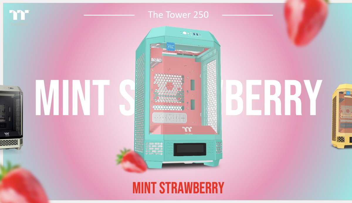 The Tower 250 🫖MINT STRAWBERRY🍓🌿 鮮やかなカラーリングが目を惹き