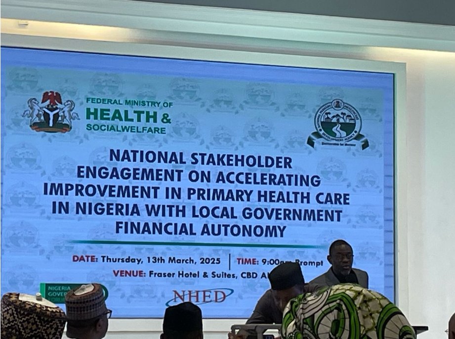 📢 We Are LIVE! at the National Stakeholder Engagement on Accelerating Improvements in PHC in Nigeria through LG Financial Autonomy!

This Stakeholders' Roundtable is focused on strengthening national and sub-national coordination for better PHC service delivery.