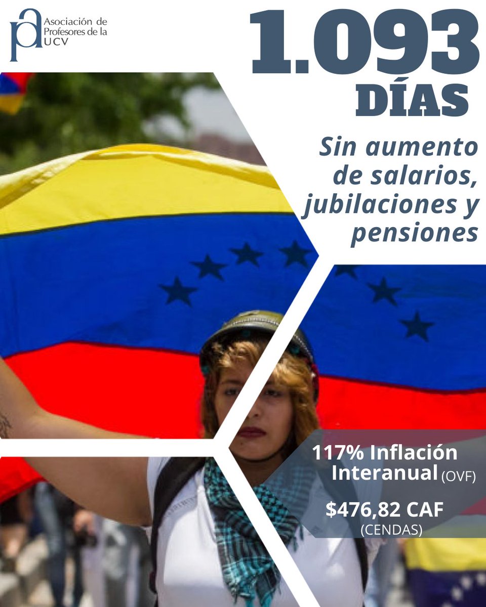 #UCV #profesores #Venezuela #SalariosDignosYa #BonoNoEsSalario
