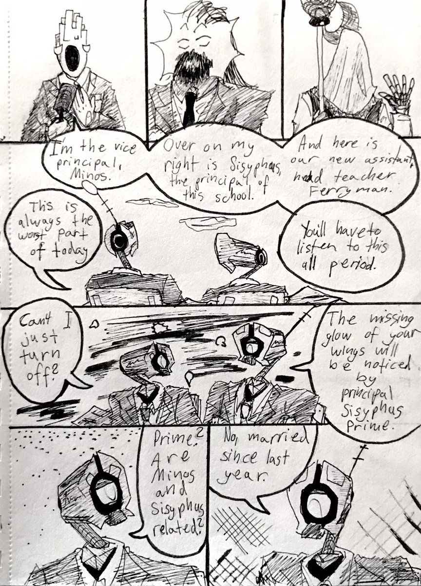 Charlie149297's tweet image. Ultraschool - You learn something new everyday
#ULTRAKILL #ultrakillcomic #V1 #minosprime #sisyphus #V2 #MV2