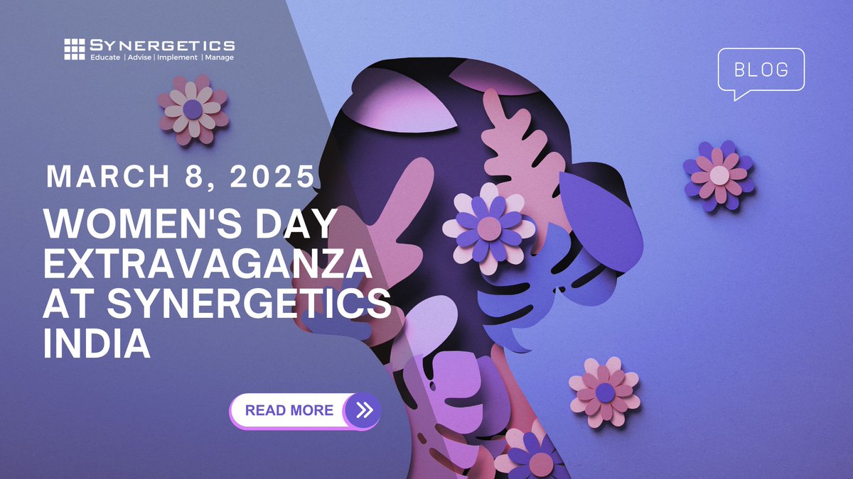 ⭐ Women's Day Celebration at Synergetics! ⭐

A day filled with inspiration and empowerment! Read more about the highlights here: 
synergetics1.wordpress.com/2025/03/13/mar…
#WomensDay #Empowerment #WomenInTech
