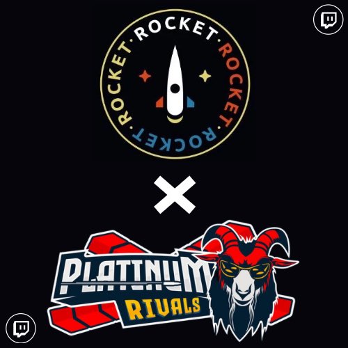 DZISIAJ o 15:00 gierki @platrivals x <a href="/roocket__/">Roocket__</a>  na kanale twitch.tv/roocket__ . Zachęcamy wszystkich do śledzenia i wsparcia 🐐🔥.