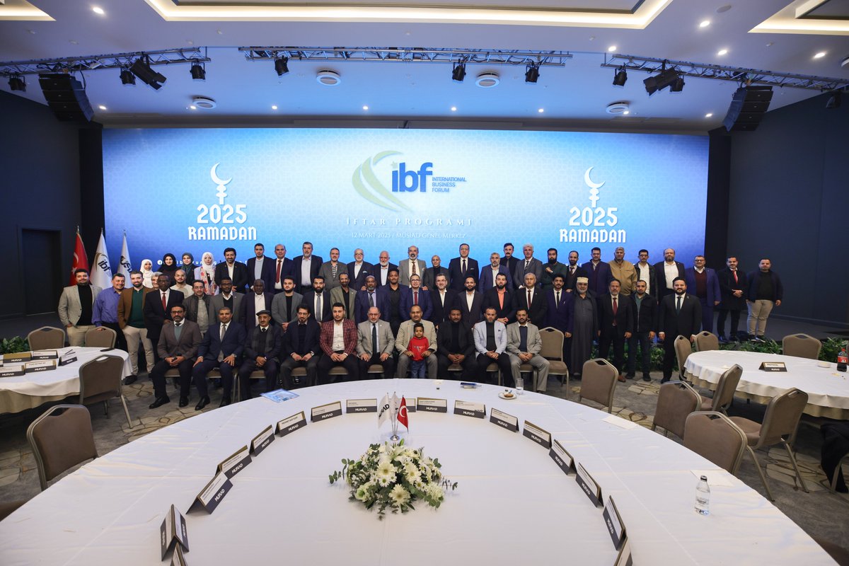 Geleneksel International Business Forum (IBF) İftar Programı, IBF Başkanımız Erol Yarar, MÜSİAD Genel Başkan Yardımcısı Davut Altunbaş, IBF Başkan Yardımcısı Gazi Mısırlı ve IBF üyelerinin katılımlarıyla gerçekleşti.

Konuşmalar ve hasbihal etkinliklerinin de gerçekleştiği