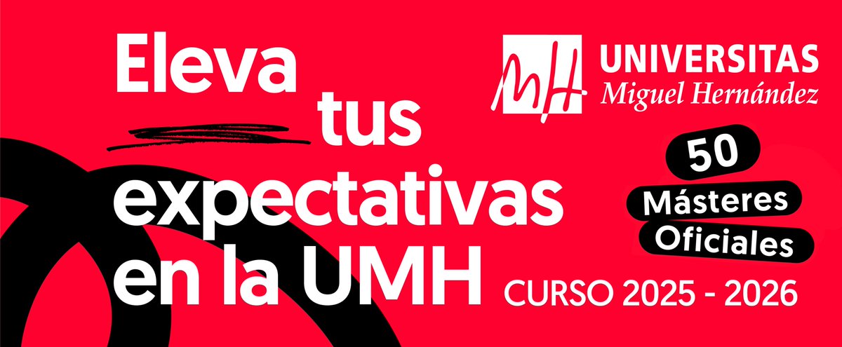 📢 ¡Abierto el primer plazo de #preinscripción para el Máster Universitario en Ingeniería de #Telecomunicación de la #UMH! 🎓✨

🔹 Fechas: del 10 de marzo al 19 de junio

No pierdas esta oportunidad de impulsar tu futuro académico. 🚀

Información: tinyurl.com/bdhfzct6