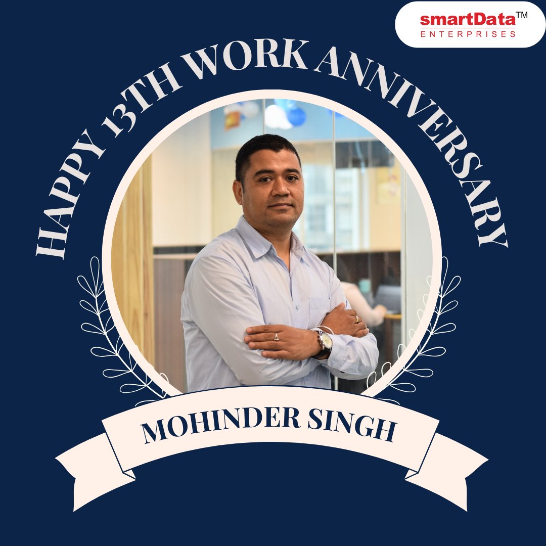 sdeievent's tweet image. Celebrating smarTian ’s 13 years journey at smartData. Your commitment is a testament to our culture of long-term growth, learning &amp;amp; collaboration. Wishing you many more achievements ahead. #GreatPlaceToWork #Leverageknowledge #WorkAnniversary