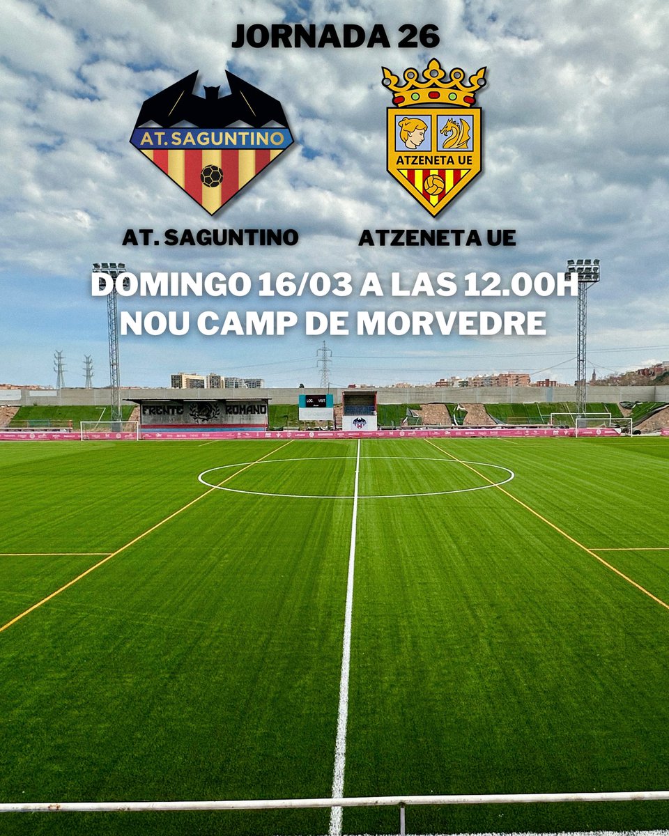 AtcoSaguntino's tweet image. 🏟️🔥 ¡VOLVEMOS A CASA! 🔥🏟️

Después de semanas lejos, el Nou Camp de Morvedre vuelve a ser nuestro fortín. 

Este domingo, regresamos al Coliseo para luchar con nuestra gente.

Queremos agradecer al @AjuntSagunt por haberlo hecho posible!

¡Nos vemos en casa, romanos!