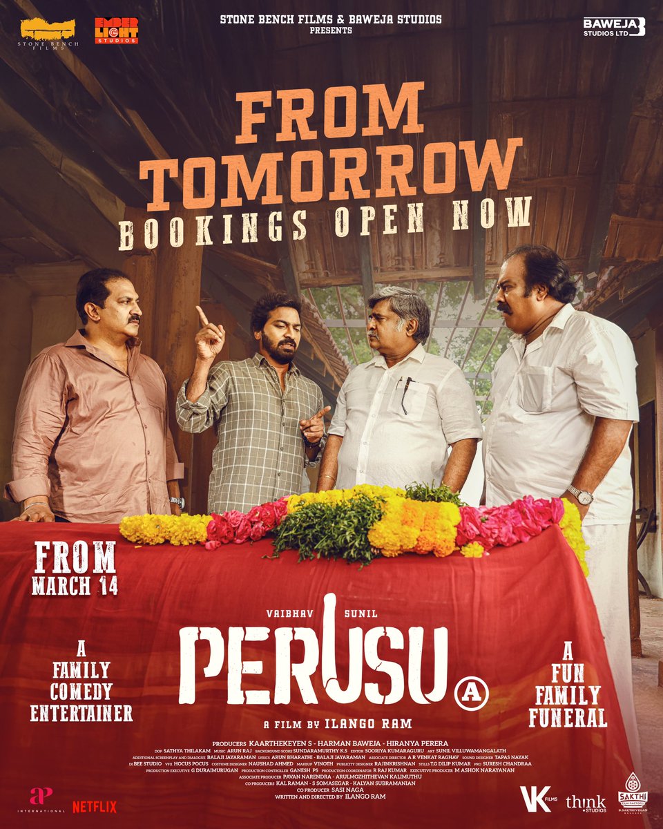 Rajsekar Pandian (@rajsekarpandian) on Twitter photo Hearty Congratulations to team #Perusu A rollercoaster adult comedy film that will keep you entertained throughout!! After a very long time could see the inspiration of Crazy Mohan sir dialogues.
Staging and performances 👍🏼😄
Wishing a grand success team! <a href="/ilango_ram15/">ilango ram</a> Hearty Congratulations to team #Perusu A rollercoaster adult comedy film that will keep you entertained throughout!! After a very long time could see the inspiration of Crazy Mohan sir dialogues.
Staging and performances 👍🏼😄
Wishing a grand success team! <a href="/ilango_ram15/">ilango ram</a>