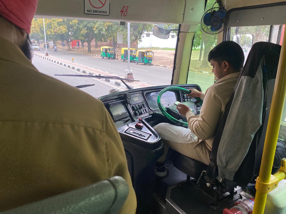 Aneesha Sareen Kumar (@aneeshasareen) on Twitter photo CTU bus route number 239 this morning. The driver was on the phone throughout the way. Making calls or on WhatsApp. Will <a href="/trafficchd/">Chandigarh Traffic Police</a> challan these reckless drivers who lack basic training and don't follow rules? <a href="/ChdTransport/">Chandigarh Transport Undertaking</a> <a href="/chandigarh_admn/">Chandigarh Admn</a> CTU bus route number 239 this morning. The driver was on the phone throughout the way. Making calls or on WhatsApp. Will <a href="/trafficchd/">Chandigarh Traffic Police</a> challan these reckless drivers who lack basic training and don't follow rules? <a href="/ChdTransport/">Chandigarh Transport Undertaking</a> <a href="/chandigarh_admn/">Chandigarh Admn</a>