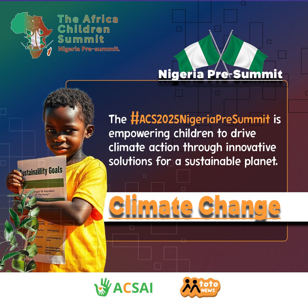 acsainigeria (@acsainigeria) on Twitter photo The #ACS2025NigeriaPreSummit is empowering children to lead climate action.
Through innovation and sustainable solutions, young minds are shaping a better future for our planet. Join us in driving change for a greener tomorrow! <a href="/MtotoNews/">Mtoto News</a>
#ClimateAction #Sustainability #ACS2025 The #ACS2025NigeriaPreSummit is empowering children to lead climate action.
Through innovation and sustainable solutions, young minds are shaping a better future for our planet. Join us in driving change for a greener tomorrow! <a href="/MtotoNews/">Mtoto News</a>
#ClimateAction #Sustainability #ACS2025