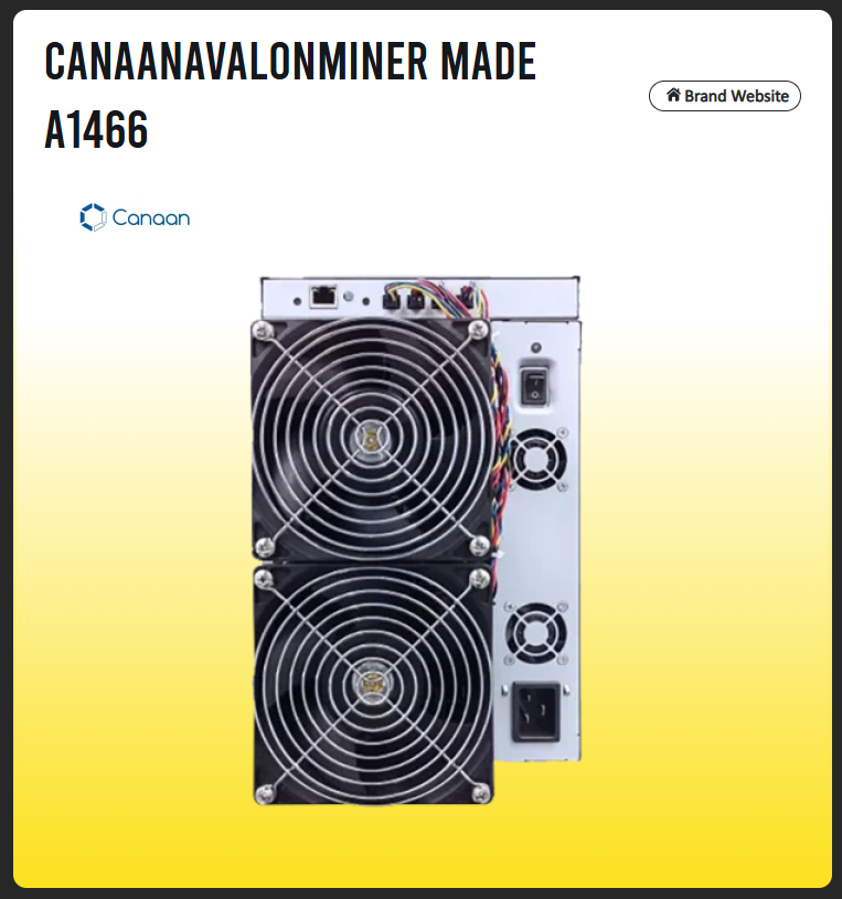 🆕CanaanAvalonMiner Made A1466

BEST COIN: BTC
PROFIT PER DAY: $ 7.06
BEST PAYBACK TIME: 7.6 mo.

🔗Detail: minetheasic.com/canaan-avalonm…

#Minetheasic #btc #Canaan #Avalon #blockchain #Mining #miner #asicminer #a1466
<a href="/AsicMinerEX/">ASICMinerExchange</a> <a href="/binance/">Binance</a>