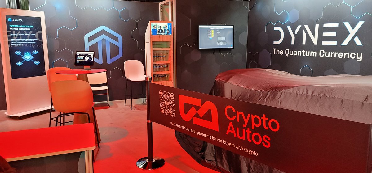 Come find our stand at @web3amsterdam .. you can't miss us 

<a href="/dynexcoin/">Dynex</a> #QaaS #QuantumComputing