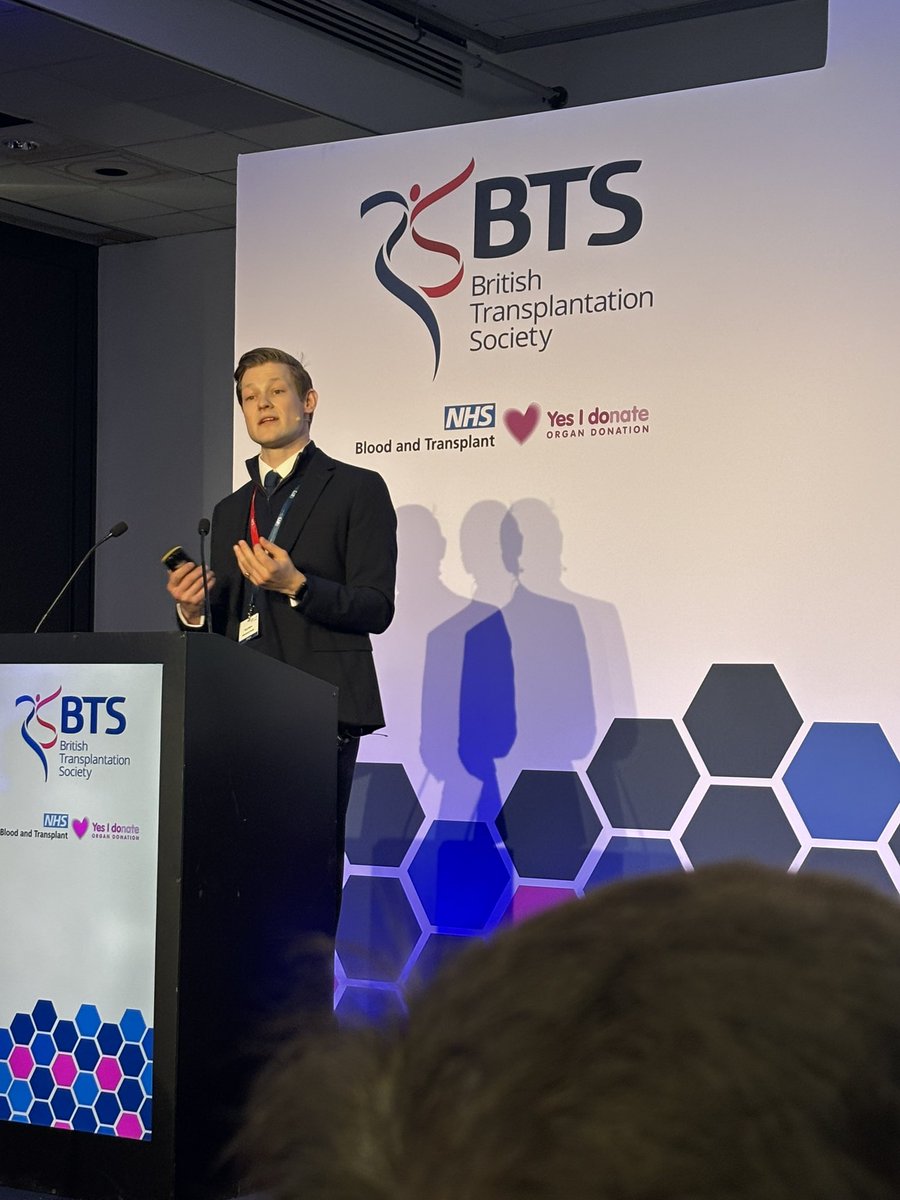 <a href="/harryvmspiers/">Harry VM Spiers</a> First up in the Medawar Medal -  Transcriptomic signatures associated with prolonged delayed graft function in human kidneys undergoing ex vivo machine perfusion #BTSCongress