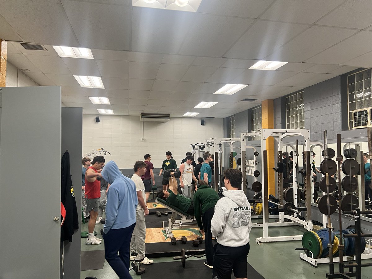 6am lifts before school, getting better and stronger everyday! #spartanstrong