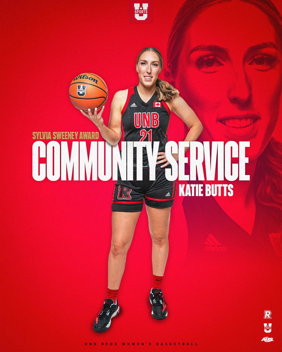 A true leader on and off the court! 🏆🏀

Congratulations to Katie Butts, the 2024-25 U SPORTS Sylvia Sweeney Award for student-athlete community service winner!

Katie dominated on the court (19.1 PPG, top 5 nationally, AUS leader in blocks and rebounds) and made a lasting