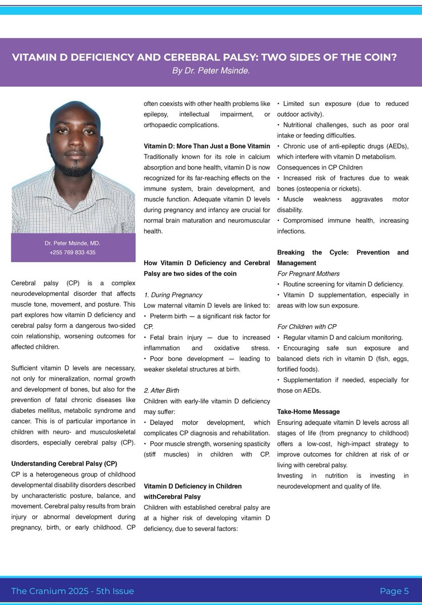 Dr. Peter Msinde (@msinde_junior) on Twitter photo My latest article in the 5th issue of the Cranium newsletter is out! Check it out here for more updates.
drive.google.com/file/d/1brUp3d…
<a href="/association_mat/">Medical Association of Tanzania (MAT)</a> My latest article in the 5th issue of the Cranium newsletter is out! Check it out here for more updates.
drive.google.com/file/d/1brUp3d…
<a href="/association_mat/">Medical Association of Tanzania (MAT)</a>