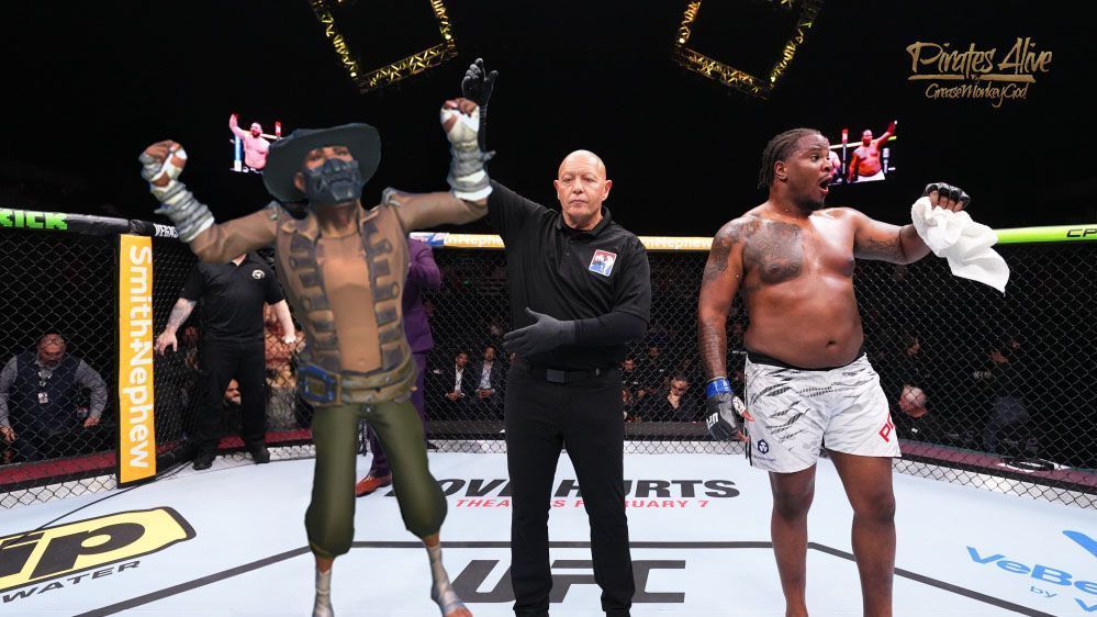 Title: Undisputed feat. <a href="/TomTryba/">Tom Tryba</a>

To feature in Pirates Alive, comment with a screenshot of your pirate. I’ll edit and post any shots that catch my eye.

#PiratesAlive #bemorepirate #seaofthieves <a href="/SeaOfThieves/">Sea of Thieves</a>