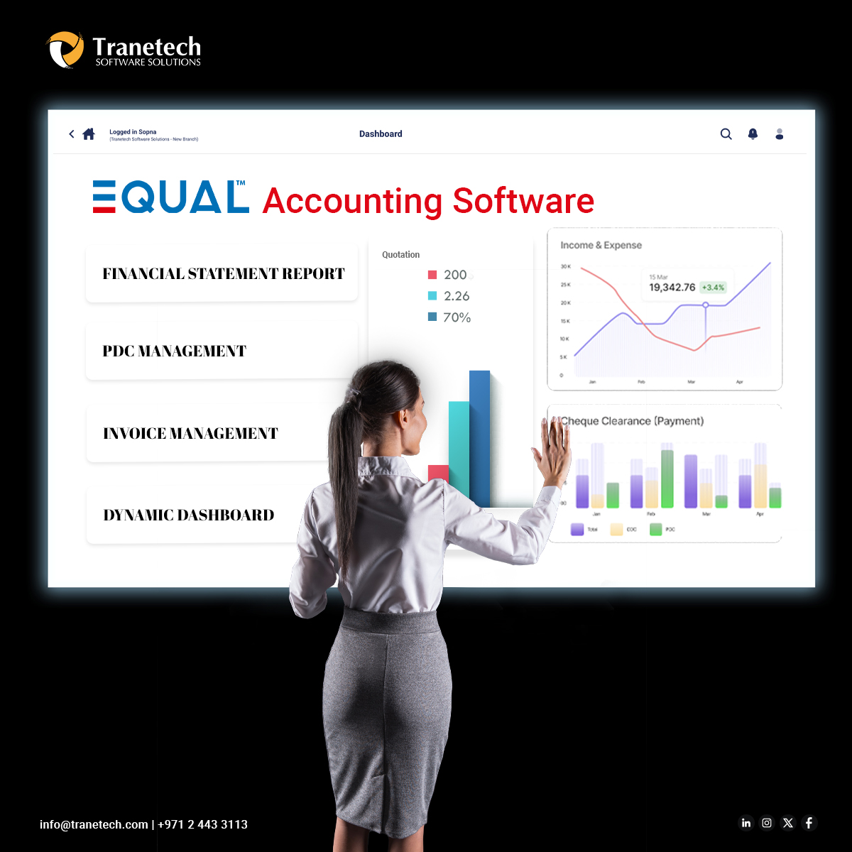 Tranetech Solutions (@tranetech_uae) on Twitter photo The accounting software your business deserves! 💻📝💼
Visit https: tranetech.com/equal-accounti…
Contact Us:
Abu Dhabi Branch:
📞02 443 3113
✉️ info@tranetech.com
Dubai Branch:
📞 04 514 9922
✉️ infodxb@tranetech.com
#finance #accounts #accounting #accountant #erp #business The accounting software your business deserves! 💻📝💼
Visit https: tranetech.com/equal-accounti…
Contact Us:
Abu Dhabi Branch:
📞02 443 3113
✉️ info@tranetech.com
Dubai Branch:
📞 04 514 9922
✉️ infodxb@tranetech.com
#finance #accounts #accounting #accountant #erp #business