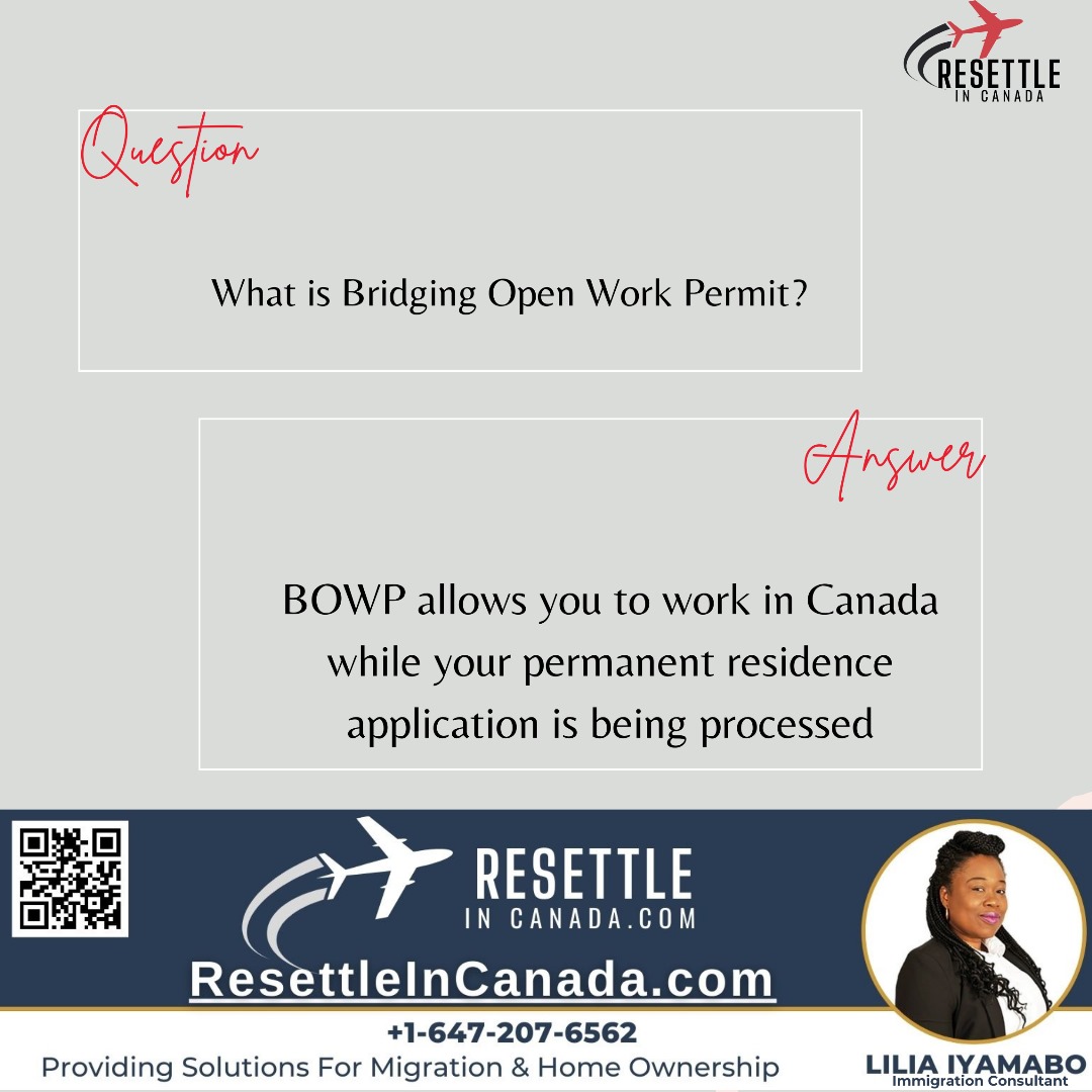 resettlecanada's tweet photo. Eligible individuals can receive a BOWP for up to two years, with possible extensions at the discretion of an immigration officer.
Unlike specific job permits, BOWPs are open and allow you to work for any employer.
#CanadaImmigration #ResettleInCanada #BOWP https://t.co/CTzgB6F2Ir