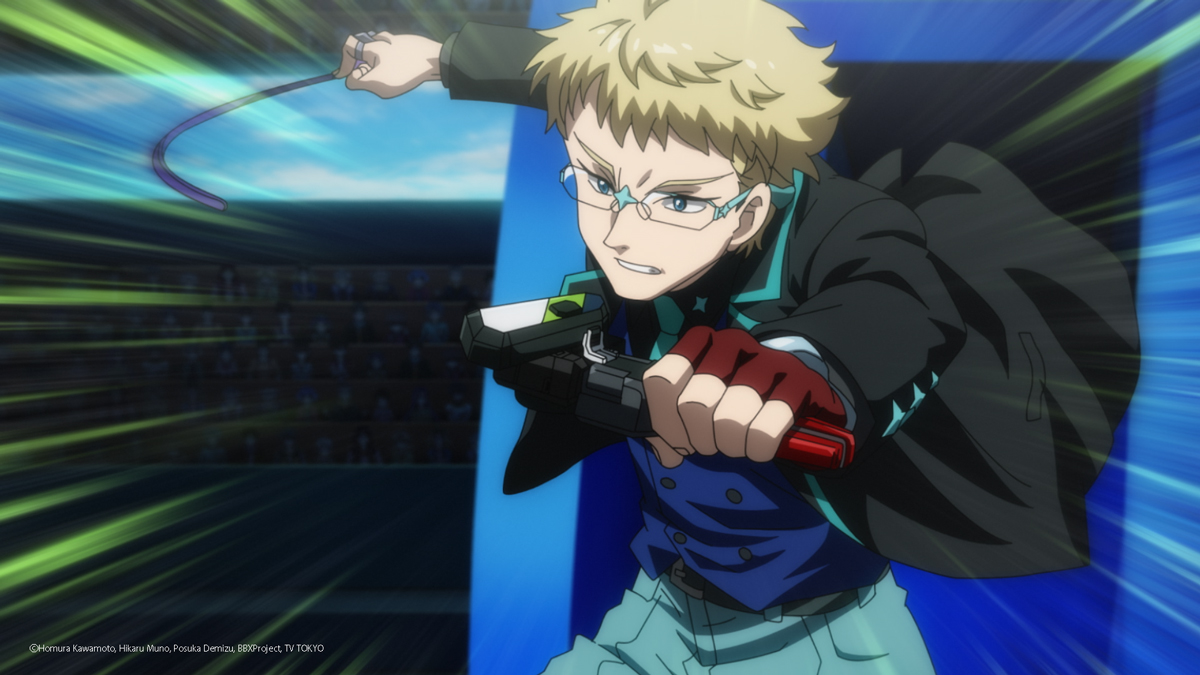 アニメ『BEYBLADE X』第72話「恐怖の謎迷宮」 から、露地ランツ、本格