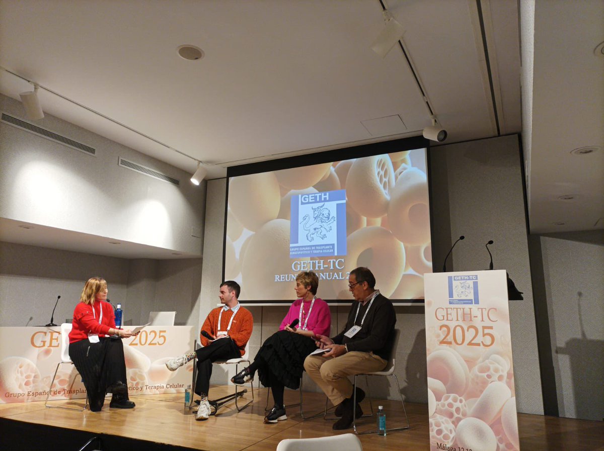 Iniciamos el #GETH2025 hablando del Derecho al Olvido oncológico; gracias a los participantes de la mesa redonda por contarnos sus experiencias y compartir esta lucha para romper estigmas y barreras que se presentan a los supervivientes de cáncer #vivirynosobrevivir