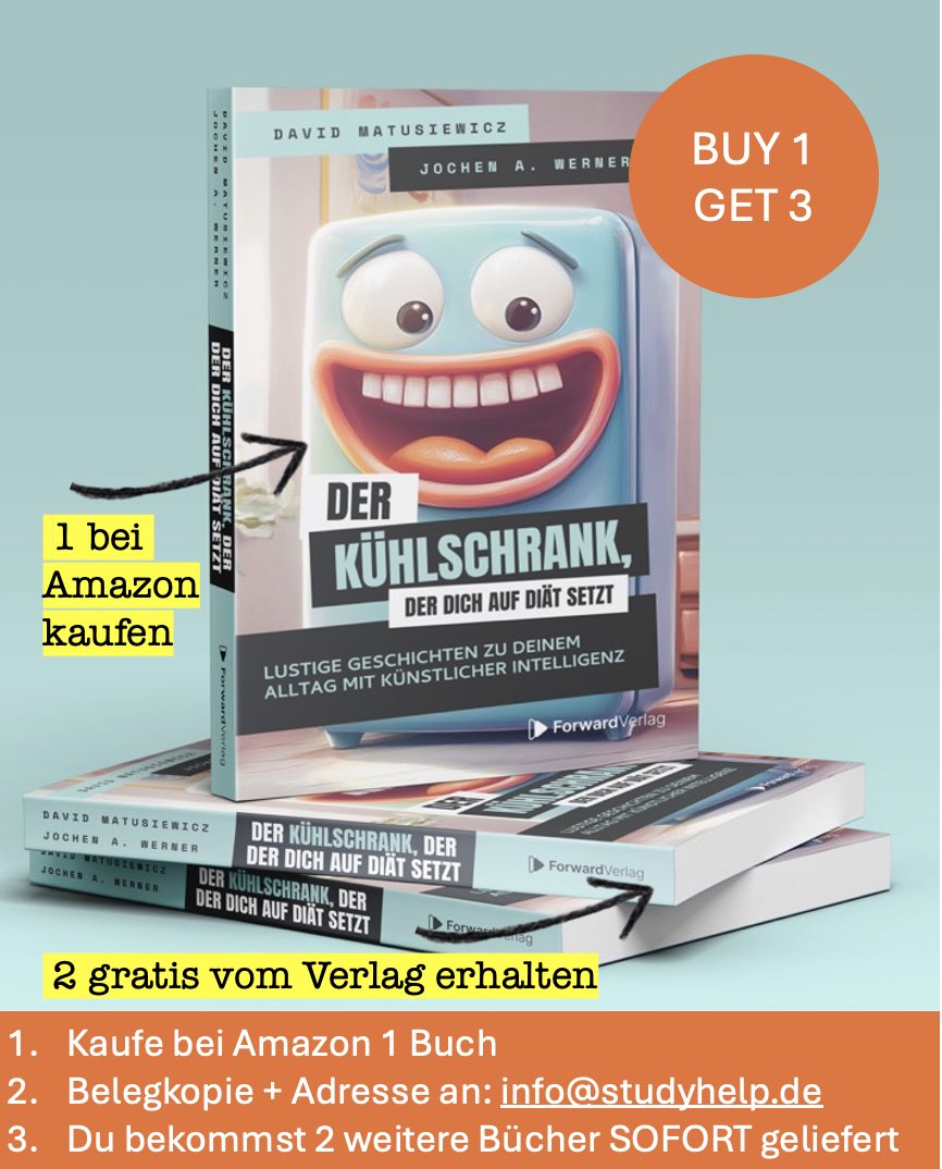 Künstliche Intelligenz ist unlängst im Alltag der Menschen angekommen. Wie das konkret aussehen kann, wird in diesem Buch in Form von vielen lustigen Kurzgeschichten eindrucksvoll beschrieben.

Jetzt bestellen: 
amzn.eu/d/8d40XzR