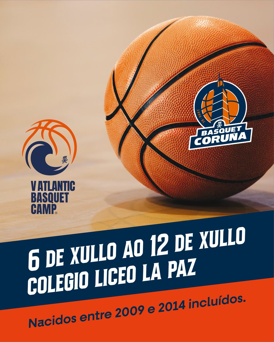 BCAtlantic's tweet image. 👋🏼 ¡Hola!

🥳 ¡ESTAMOS DE VUELTA!

➡️ Apunta bien las fechas y las edades

ℹ️ Muy muy pronto empezarán las inscripciones