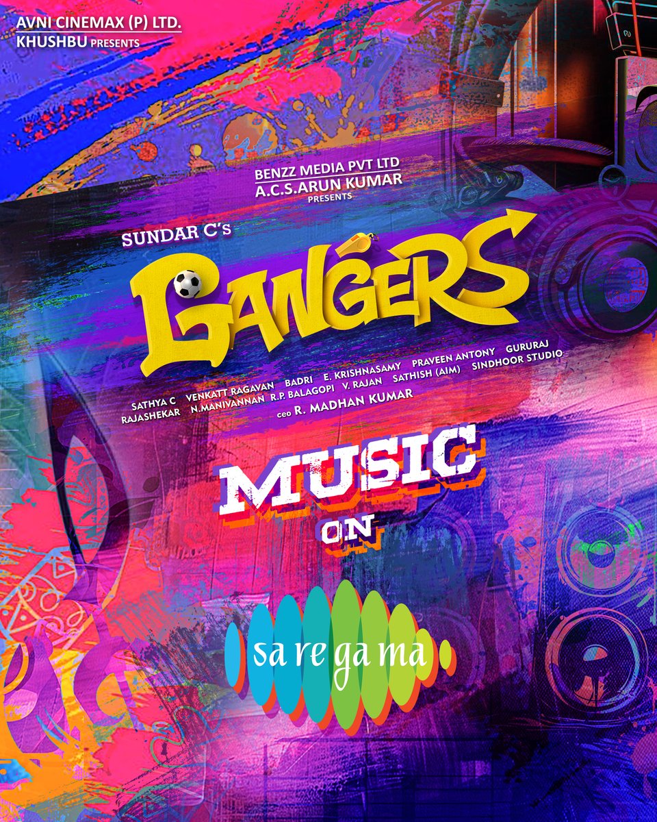 Saregama South (@saregamasouth) on Twitter photo Excited To Collaborate with Team #Gangers โญing #SundarC and #Vadivelu ๐ฅ
Brace Yourselves For A Bonkers Musical Ride! ๐คฉ๐ถ
๐ฅ A <a href="/CSathyaOfficial/">C.Sathya</a> Musical
๐ฌ #SundarC's 2025 comedy blast
#GangersFromApril24
<a href="/khushsundar/">KhushbuSundar</a> #AnanditaSundar <a href="/AvniCinemax_/">Avni Cinemax</a> <a href="/benzzmedia/">benzzmedia</a> Excited To Collaborate with Team #Gangers โญing #SundarC and #Vadivelu ๐ฅ
Brace Yourselves For A Bonkers Musical Ride! ๐คฉ๐ถ
๐ฅ A <a href="/CSathyaOfficial/">C.Sathya</a> Musical
๐ฌ #SundarC's 2025 comedy blast
#GangersFromApril24
<a href="/khushsundar/">KhushbuSundar</a> #AnanditaSundar <a href="/AvniCinemax_/">Avni Cinemax</a> <a href="/benzzmedia/">benzzmedia</a>