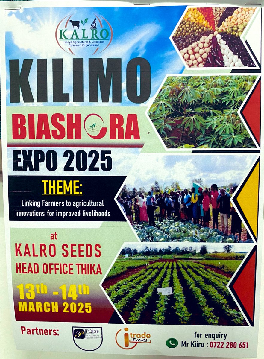 NemAfrica (@nemafrica) on Twitter photo NemAfrica is showcasing cutting-edge nematology research & technologies at the #KilimoBiasharaExpo by <a href="/kalromkulima/">KALRO</a> in Thika, Kenya. Join us to learn how nematode management boosts crop productivity. <a href="/IITA_CGIAR/">IITA</a> <a href="/icipe/">icipe</a> <a href="/Taat_Africa/">#Technologies to #FeedAfrica</a> <a href="/DannyCoyne6/">NemaChap</a> <a href="/Shaukeland2/">Solveig Haukeland</a> #SustainableAgric NemAfrica is showcasing cutting-edge nematology research & technologies at the #KilimoBiasharaExpo by <a href="/kalromkulima/">KALRO</a> in Thika, Kenya. Join us to learn how nematode management boosts crop productivity. <a href="/IITA_CGIAR/">IITA</a> <a href="/icipe/">icipe</a> <a href="/Taat_Africa/">#Technologies to #FeedAfrica</a> <a href="/DannyCoyne6/">NemaChap</a> <a href="/Shaukeland2/">Solveig Haukeland</a> #SustainableAgric